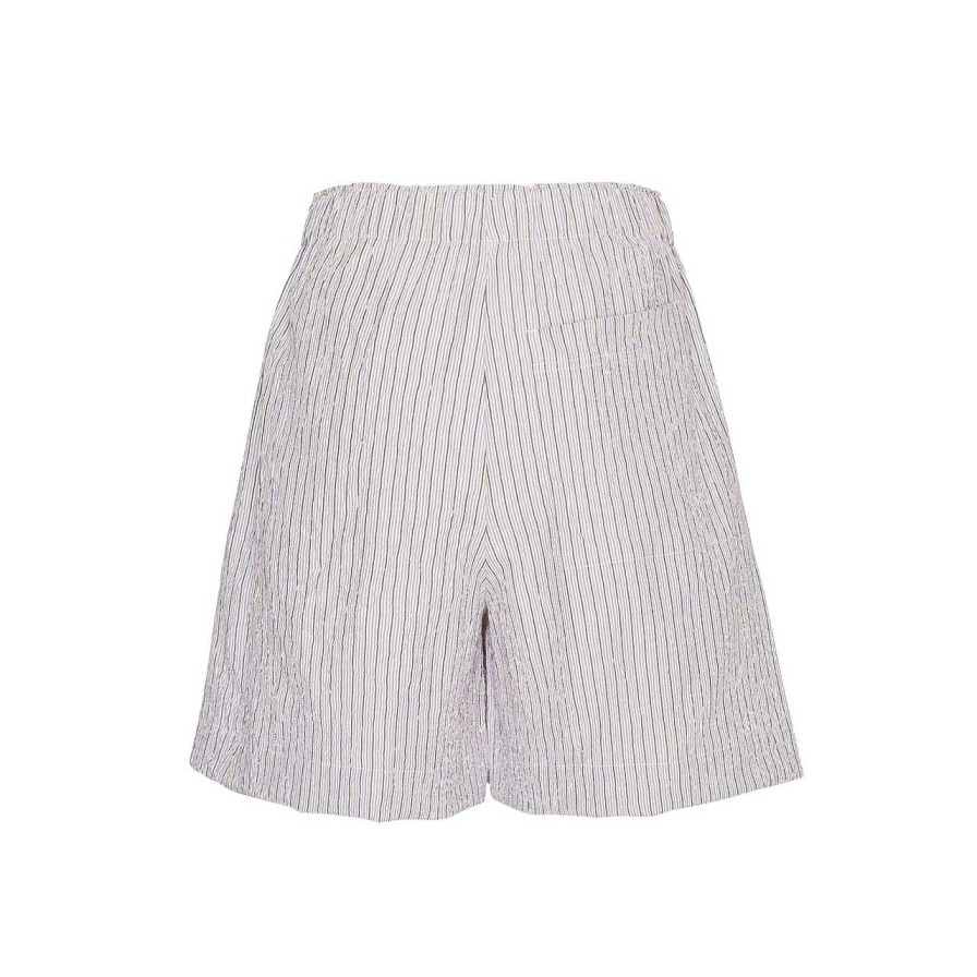 Clothing MSCH Copenhagen | Adara Shorts Egret Stripe