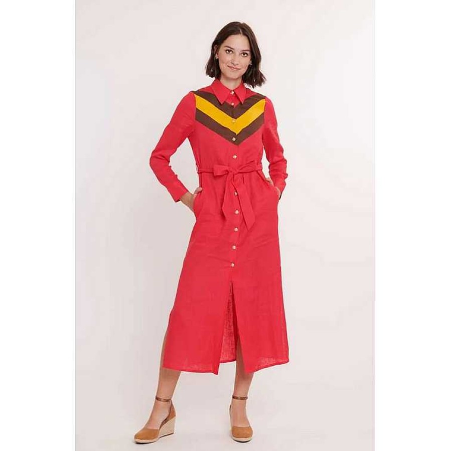 Clothing Derhy | Perrinette Dress Rouge