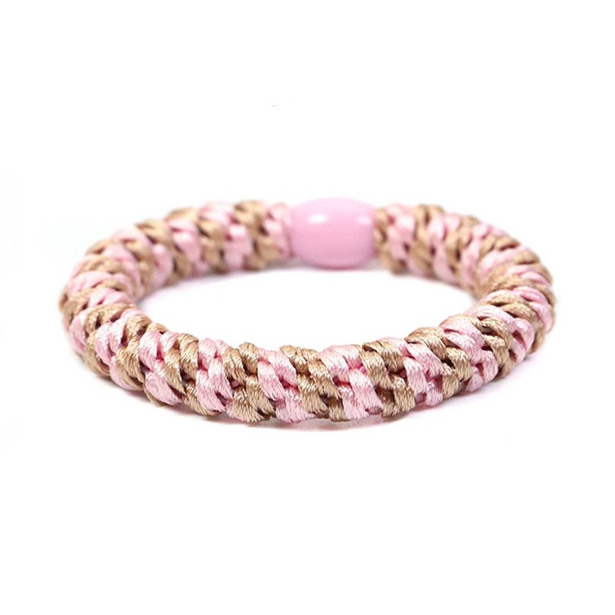 Accessories Voila | Hair Tie Multi Pink Light Beige