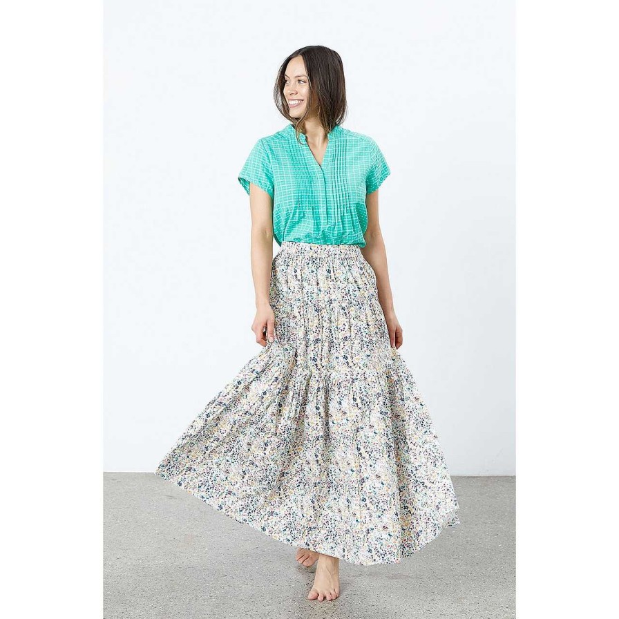 Clothing Lolly's Laundry | Sunset Skirt Flower Print