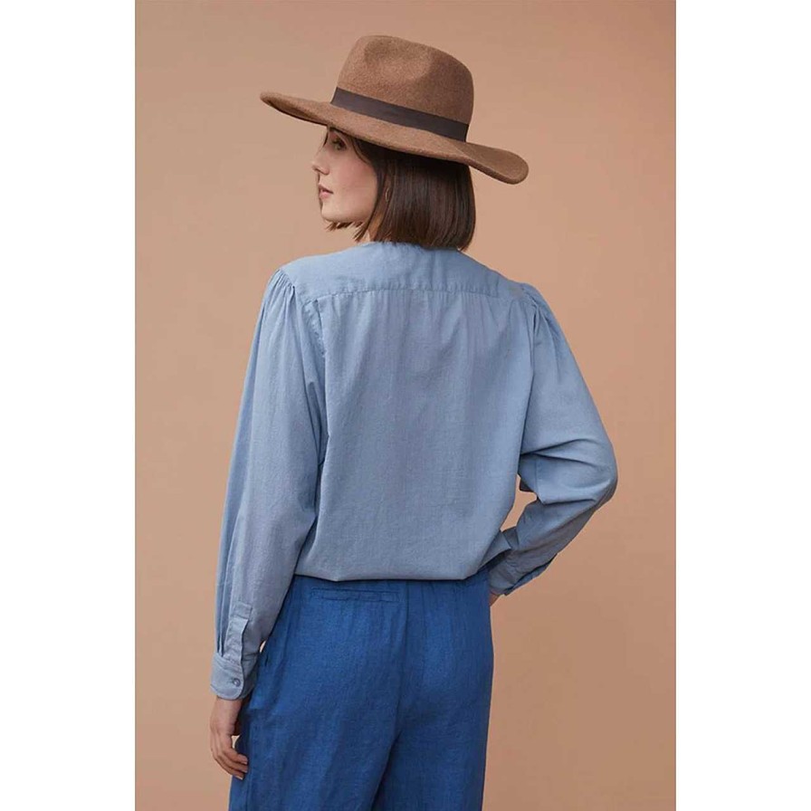 Clothing Harris Wilson | Lincey Blouse Bleuet