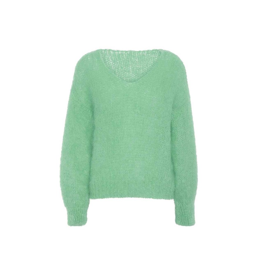 Clothing Americandreams | Milana Sweater Light Green