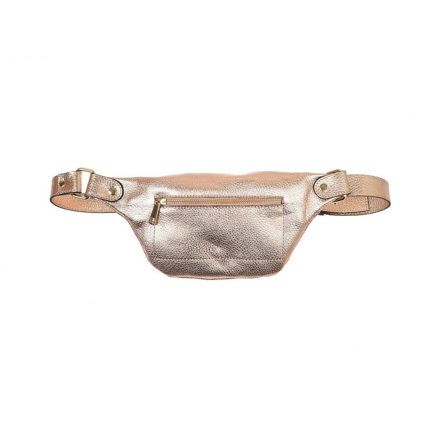 Bags La Garçonne Accessoires | Alma Petite Bum Bag 114 Pink Gold