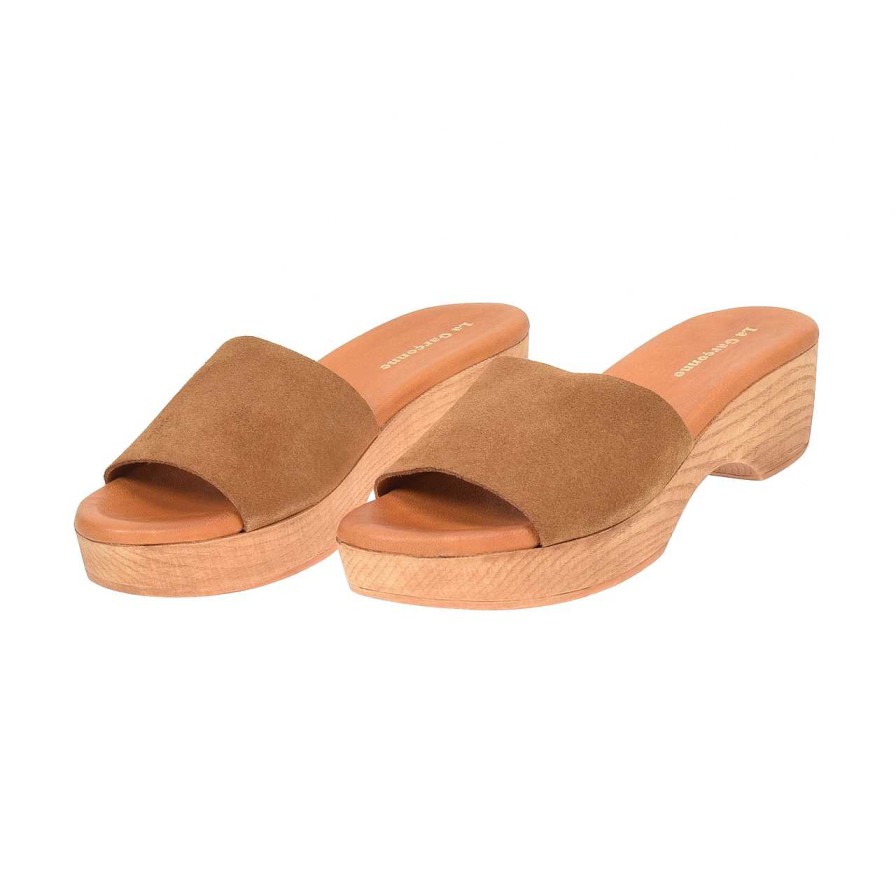 Shoes La Garçonne | Brunelle Saddle Platform Sandals