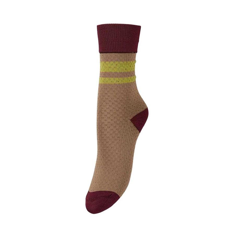 Accessories Becksöndergaard | Janet Visca Socks Acorn Brown