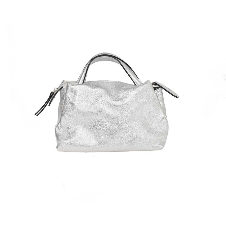 Bags La Garçonne Accessoires | Olga Bag Metallic Argento