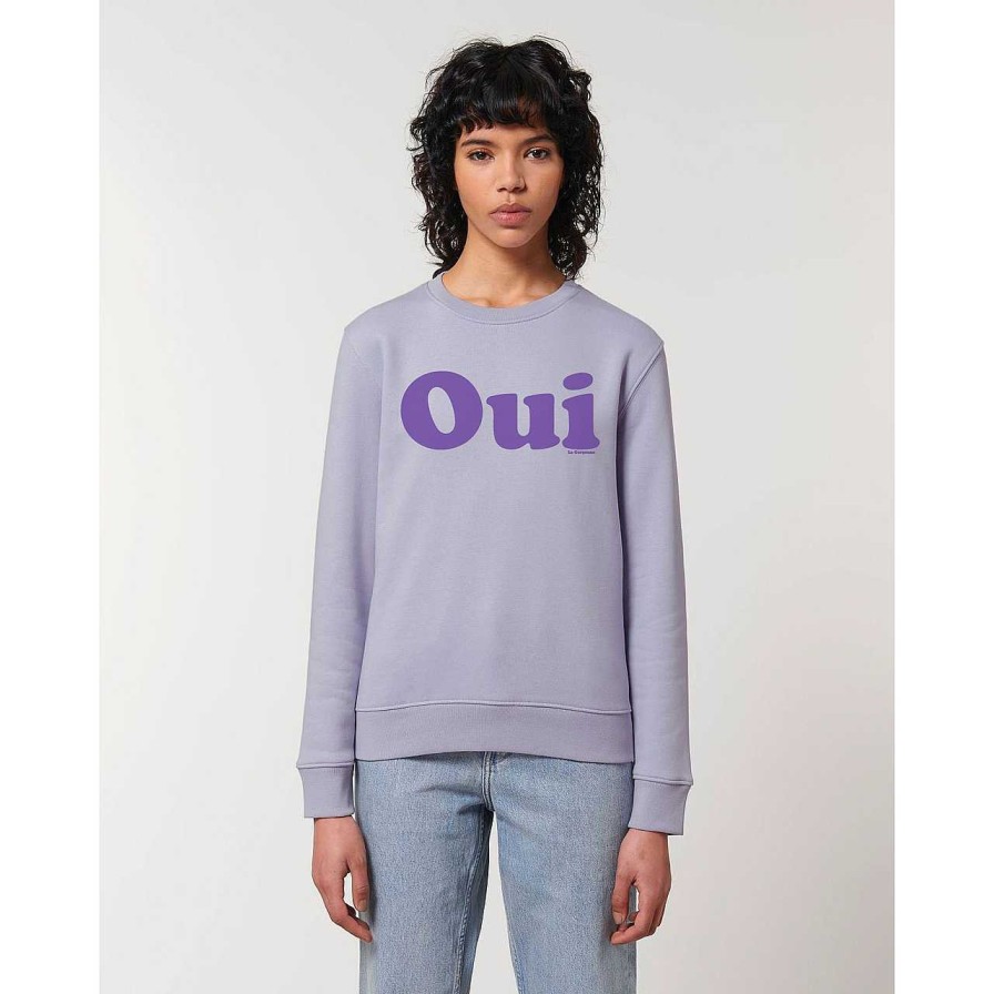 Clothing La Garçonne Vetements | Oui Sweater Lavender 2