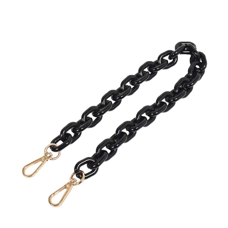 Bags La Garçonne Accessoires | Monroe Mini Bag Chain Black