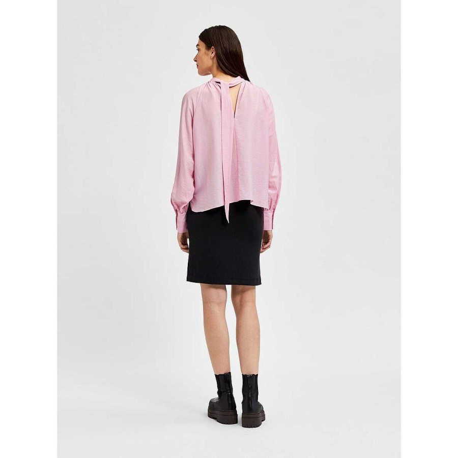 Clothing Selected Femme | Kaddie Blouse Roseate Spoonbill