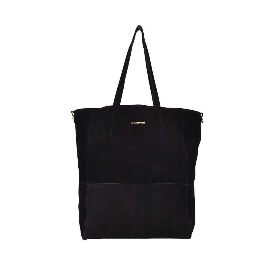 Bags La Garçonne Accessoires | Lucie Bag Black Suede