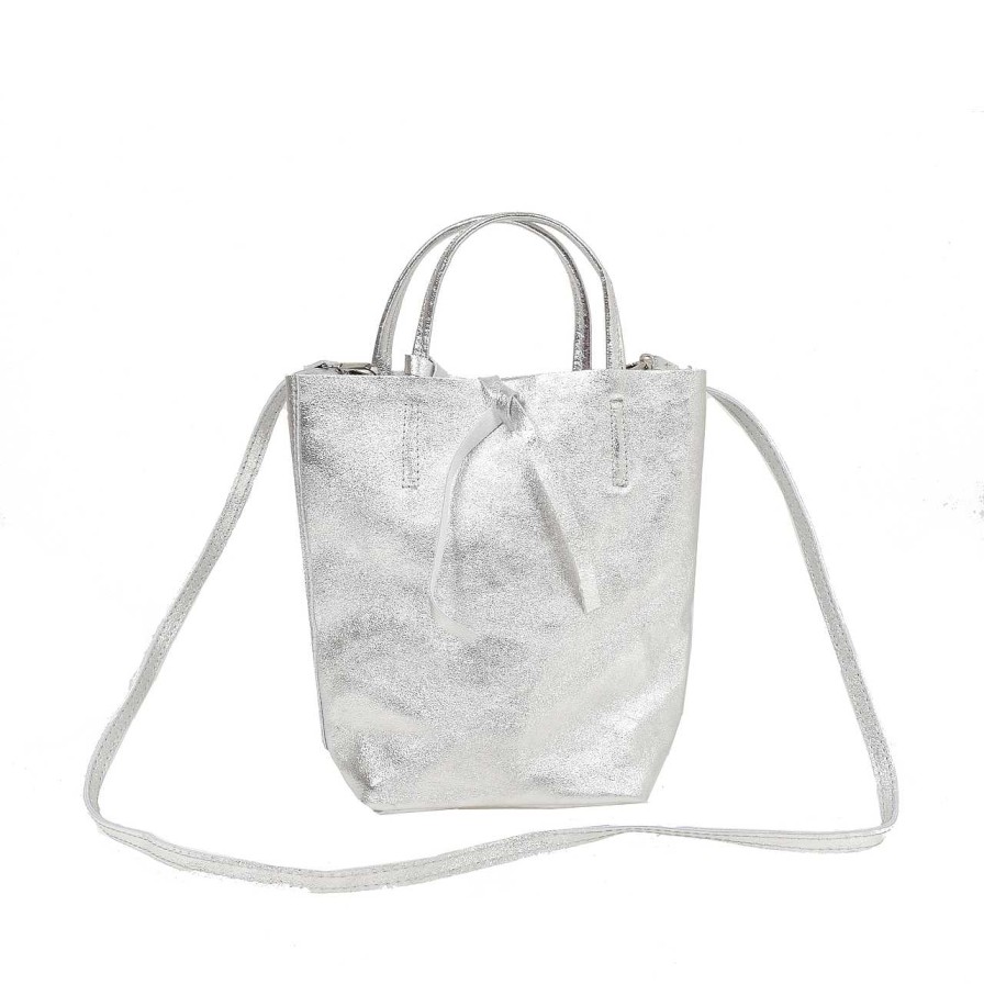 Bags La Garçonne Accessoires | Daphne Bag Metallic Argento