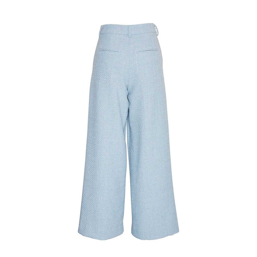 Clothing MSCH Copenhagen | Abriella Pants Chambray Blue