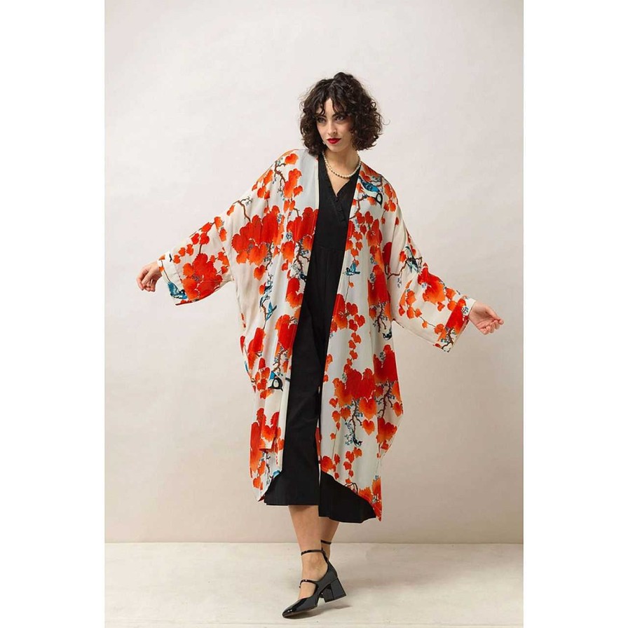 Clothing One Hundred Stars | Grande Kimono Acer Rust