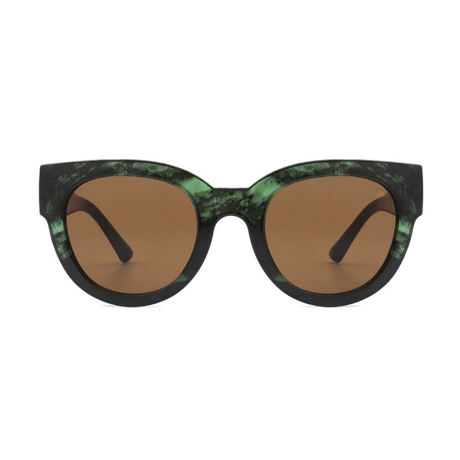 Accessories A.Kjaerbede | Lilly Sunglasses Green Marble Transparent