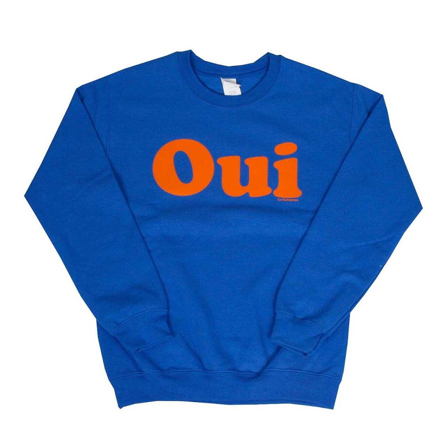 Clothing La Garçonne Vetements | Oui Sweater Royal Orange