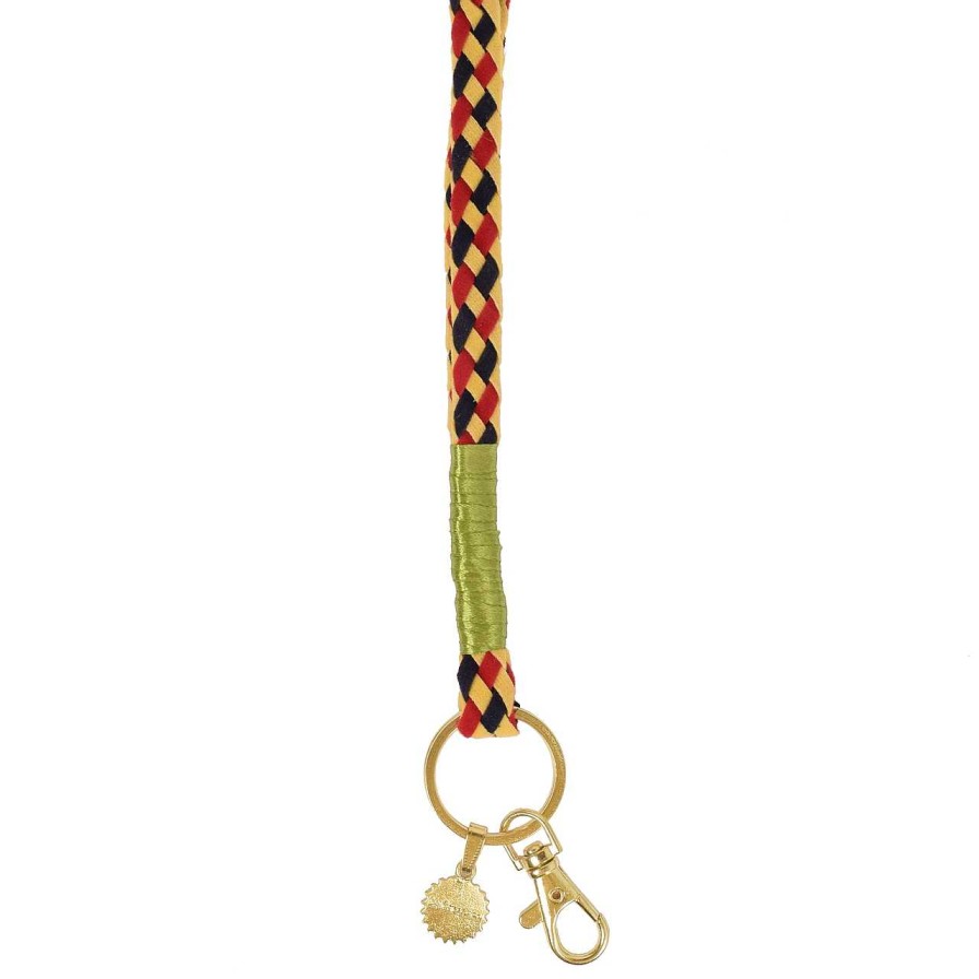 Accessories La Garçonne Accessoires | Lanyard Red Yellow Navy